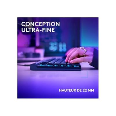 Gamingtoetsenbord - bedraad - Logitech G - G515 TKL - Mechanisch - RGB - AZERTY - Zwart