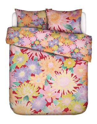 Essenza Covers & Co Flower fling Dekbedovertrek Happy red 240x200/220
