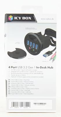 ICY BOX ib-hub1403a usb-hub (zwart)