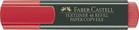 Markering Faber-Castell TEXTLINER 48 Rood (10 Stuks) - thumbnail