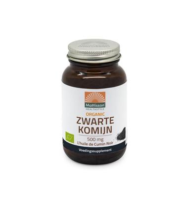 Mattisson HealthStyle Organic Zwarte Komijn 500mg Capsules