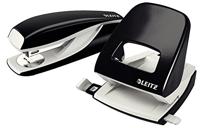 Leitz 2-gaats perforator 5008 zwart - thumbnail