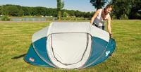 Coleman galiano 4 tent (blauw/lichtgrijs) - thumbnail