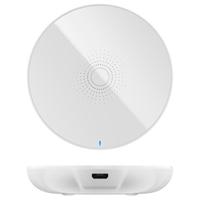 Draadloze oplader rond - 7 Watt - 2000mA - 5V - Oplaadstation - plat model - inductietechniek - Wit - thumbnail