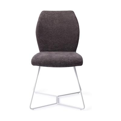 Jesper Home Eetkamerstoel 'Ikata' Beehive White, kleur Almost Black