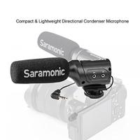 Saramonic sr-m3 mini-microfoon met geïntegreerde verlichting voor DSLR-/camcorder zwart - thumbnail