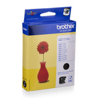 Brother Inktcartridge LC-121BK Origineel Zwart LC-121 BK - thumbnail