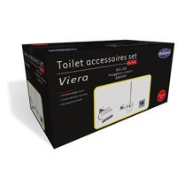 Complete toiletset Best Design Viera Metaal/Glas - thumbnail