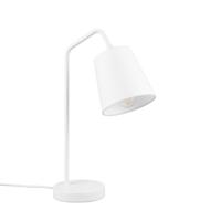 LED Tafellamp Mat Wit - Verstelbare Tafelverlichting met E27 Fitting - thumbnail