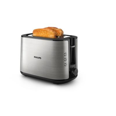Philips Viva Collection HD2650/90 Broodrooster - 2 sneetjes, brede opening, metaal