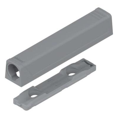 blum TIP-ON lange Adapterplaat recht*maat A20/32 Kleur: R7036 platinagrijs