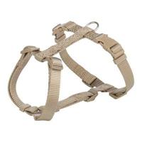 Trixie hondentuig premium h-tuig zand taupe - thumbnail