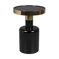 Zuiver Ronde Bijzettafel 'Glam' 36cm, kleur Zwart - thumbnail