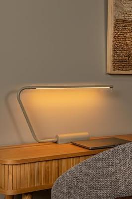 Lucide MADISON - Bureaulamp - LED Dimb. - 1x6,5W 2700K - Taupe Lucide MADISON - Bureaulamp - LED Dimb. - 1x6,5W 2700K - Taupe