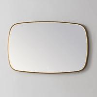 Spiegel Sanilux Celia 120x65 cm Met LED-verlichting Dimbaar Goud - thumbnail