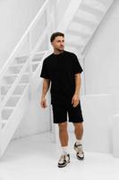 Malelions Monogram Towelling Zomerset Heren Zwart - Maat S - Kleur: Zwart | Soccerfanshop - thumbnail