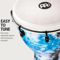 Meinl ADJ10-GB Alpine Series Galactic Blue Tie Dye djembe 10 inch - thumbnail