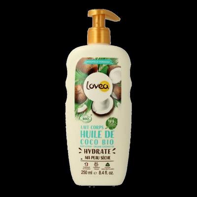 Lovea Bodylotion organic coconut oil for dry skin 250 Milliliter Lovea Bodylotion organic coconut oil for dry skin 250 Milliliter