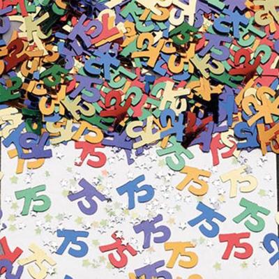 75 Jaar Tafeldecoratie / Sierconfetti