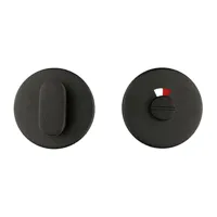 Hdd Pro WC Garnituur Rond Shape Class 3 Zwart Structuur Uv Tige 120 Mm - thumbnail