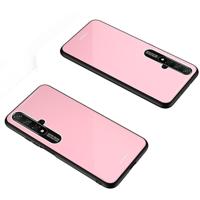 Lycra serie oogbescherming TPU acryl bescherming case voor Huawei Honor 20 (roze) - thumbnail