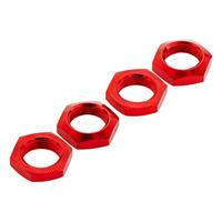Arrma - Aluminium Wheel Nut 17MM (RED) (4PCS) (AR330360) - thumbnail