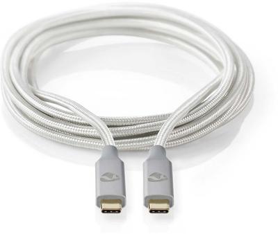 Nedis USB-Kabel | USB-C Male naar USB-C Male | 2 m | 1 stuks - CCTB64020AL20 CCTB64020AL20 Nedis USB-Kabel | USB-C Male naar USB-C Male | 2 m | 1 stuks - CCTB64020AL20 CCTB64020AL20