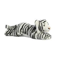 Aurora knuffeltijger Bengal Super Flopsie 68,5 cm wit - thumbnail