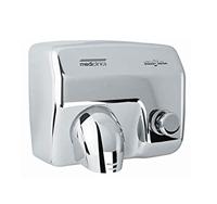 Mediclinics Mediclinics Saniflow handdroger drukknop E88C - RVS hoogglans - thumbnail
