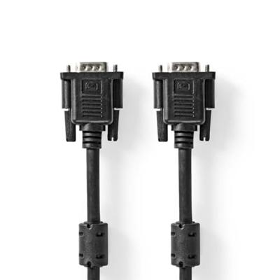 Nedis VGA-Kabel | VGA Male | VGA Male | Vernikkeld | Maximale resolutie: 1280x768 | 3.00 m | Rond | ABS | Zwart | Label - CCGL59000BK30 Nedis VGA-Kabel | VGA Male | VGA Male | Vernikkeld | Maximale resolutie: 1280x768 | 3.00 m | Rond | ABS | Zwart | Label - CCGL59000BK30