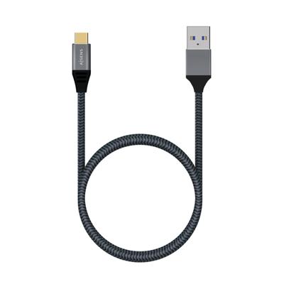 Cable USB 3.1 AISENS A107-0632 USB TIPO-C MACHO USB MACHO 1,5 m GRIS