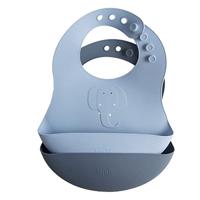 Trixie silicone slabbetje mrs. rabbit, 2st. - thumbnail