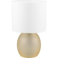 LED Tafellamp - Tafelverlichting - Trion Alev - E14 Fitting - Rond - Amber - Glas - thumbnail