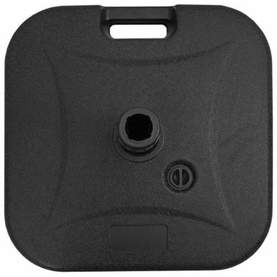 VidaXL Parasolvoet zwart 45 x 45 x 29,5 cm hoogwaardig polyethyleen