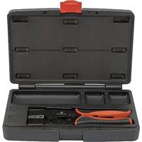 TOOLCRAFT 2-i-1 818644 Krimptang Geïsoleerde platte stekkers, Kabelschoenen, Doorverbinders - thumbnail