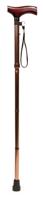Vitility Wandelstok opvouwbaar brons - 82-92 cm - thumbnail
