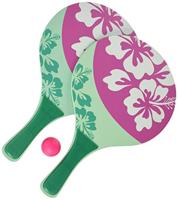 Summertime beachball set bloemenprint 3-delig - thumbnail