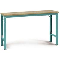 Manuflex AU7065.5021 Werk achtergrond tafel universele speciale met multiplex plaat, bxdxh = 1500 x 1000 x 722-1022 mm Waterblauw - thumbnail