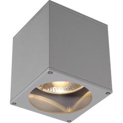 SLV Plafond- wandspotBig Theo Ceiling Out GU10 15cm zilvergrijs - 229554