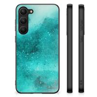 Kleurrijke Telefoonhoesje Samsung Galaxy S23 Plus Painting Blue - thumbnail