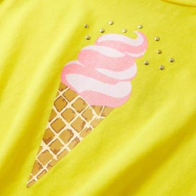 Kindershirt 116 geel Kindershirt 116 geel