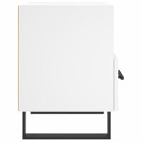 Nachtkastjes 2 st 40x35x47,5 cm bewerkt hout wit - thumbnail