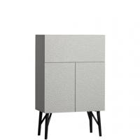 WOOOD Opbergkast 'Carved' Mangohout, 146 x 90cm - thumbnail