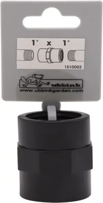 Ubbink Sok 2x binnenschroefdraad 1inch x1inch