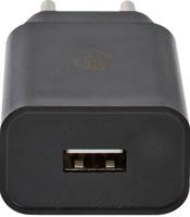 Thuislader | 2,4 A | Losse Kabel | USB-C | Zwart - thumbnail