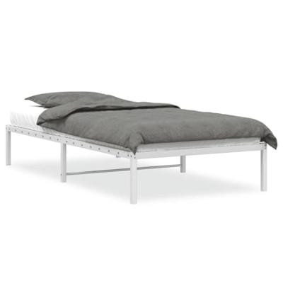 Bedframe metaal wit 100x200 cm