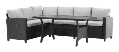 Nohr Loungeset 'Charnell' kleur Grijs/Zwart