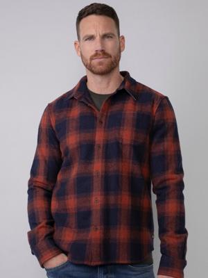 40% korting - Petrol Industries Heren Houthakkers overhemd Spice Red - XXL