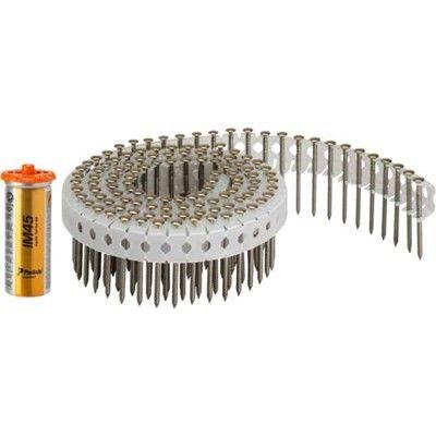 Paslode Haftennagel op rol 2,8x25 Ring therm.vz FH IM45 VE=1000+Gas IM45 - 142200 Paslode Haftennagel op rol 2,8x25 Ring therm.vz FH IM45 VE=1000+Gas IM45 - 142200