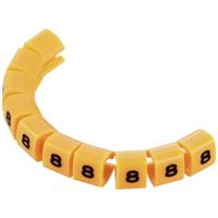 TRU COMPONENTS TC-MB1/8203 Markeerclip Opdruk 8 Buitendiameter 3 tot 3.60 mm - thumbnail